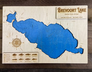 Brevoort (Brevort) - Wood Engraved Map