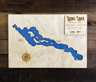 Long (479 acres) - Wood Engraved Map