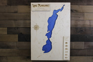 Margaret (222 acres) - Wood Engraved Map