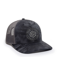 Embroidered SC Logo Kryptek Mesh Hat (Typhoon/Charcoal)