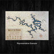 Wood Engraved Map Example
