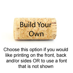 Personlized Whole Wine Corks - Build Your Own - CorkeyCreations.com