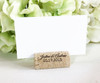 Personalized wine cork place card holders - corkeycreations.com