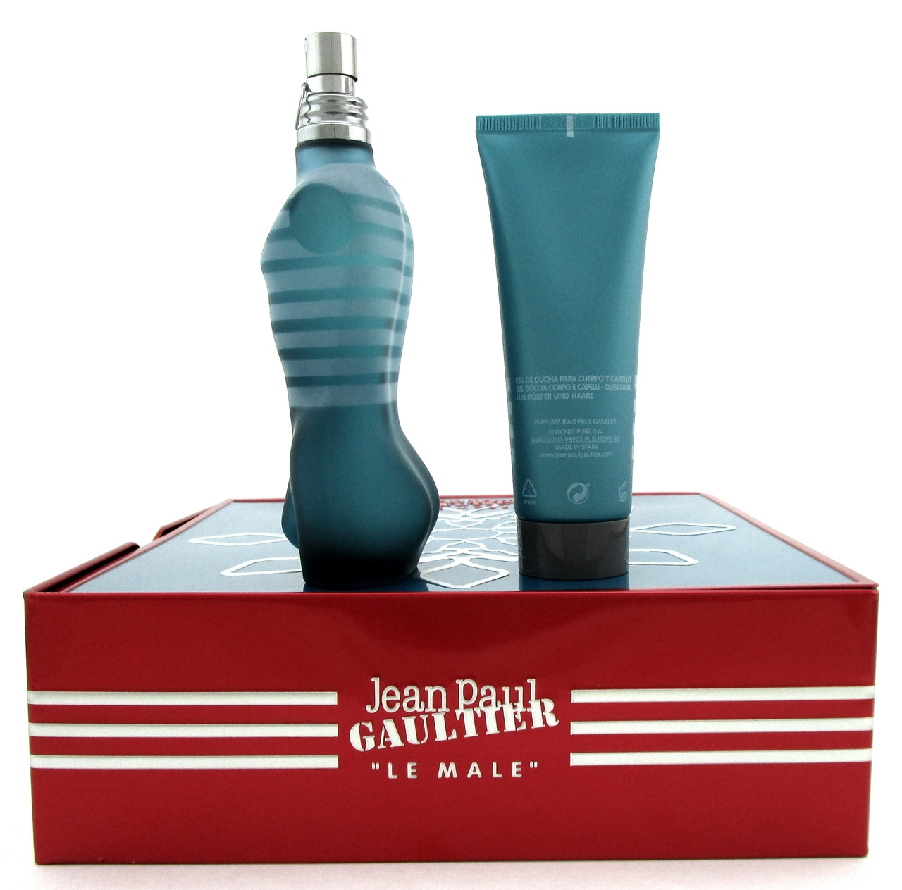 Jean Paul Gaultier Le Male 2 5 Oz Edt Spray 2 5 Oz S Gel New Set For Men Notjustperfume Com