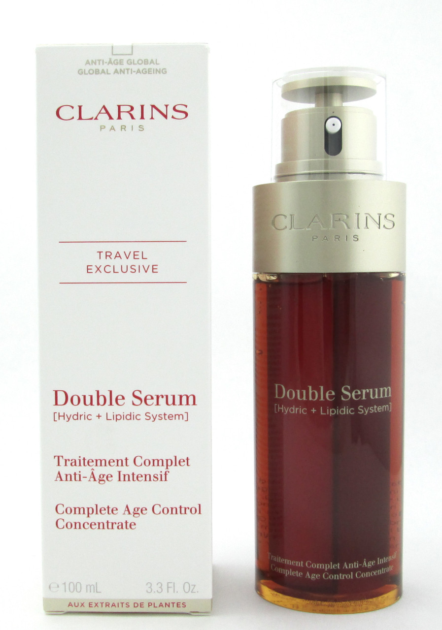 Clarins Double Serum Complete Age Control Concentrate 100 ml./ 3.3 oz