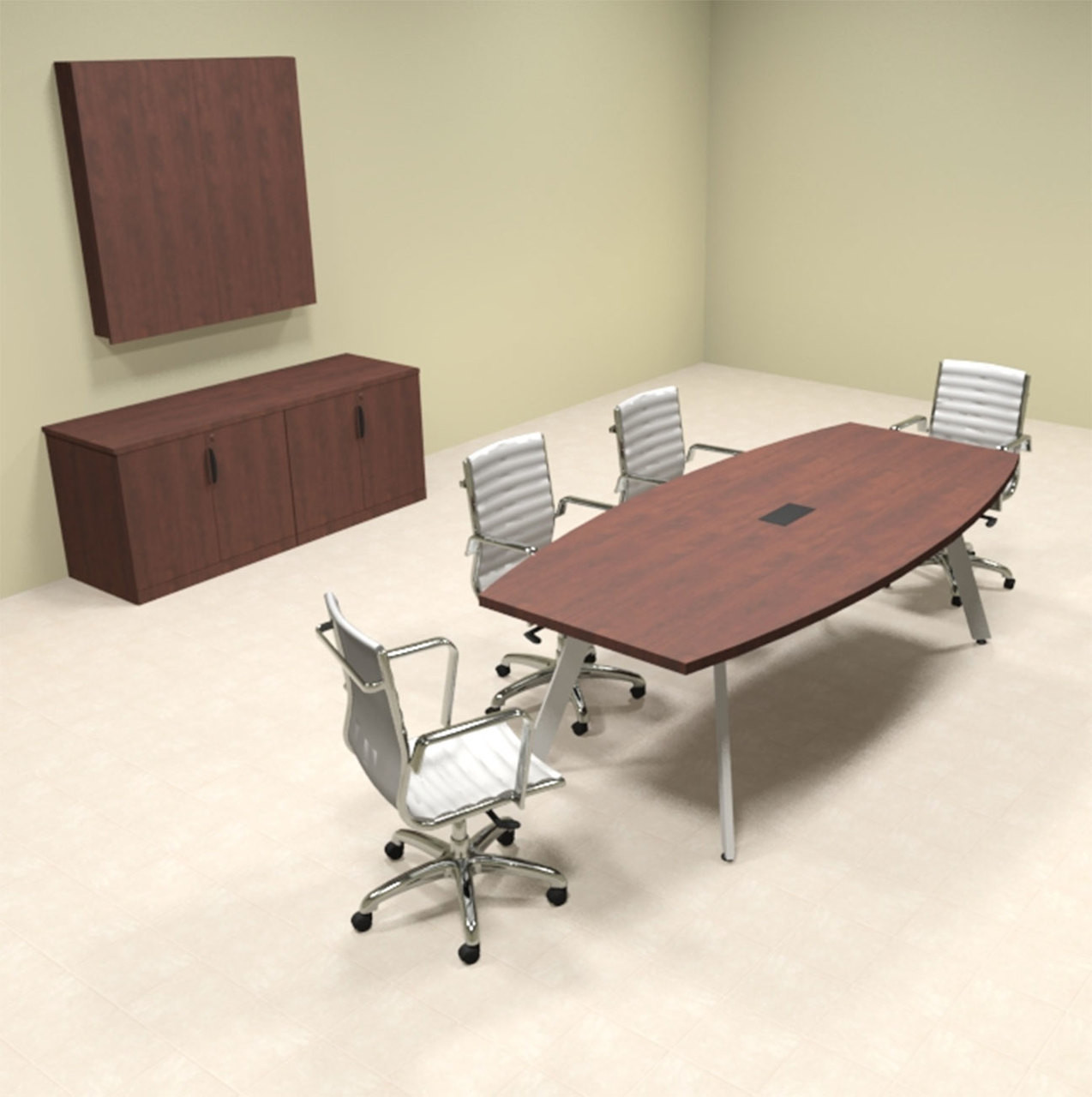 Modern Boat Shaped 8 Feet Conference Table Of Con Cv4