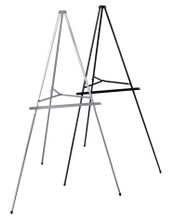 Economy Aluminum Easel, Black. Made in the USA