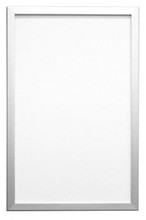 28" x 44" Insert Outdoor PosterGrip Poster Frame, Silver. Made in the USA