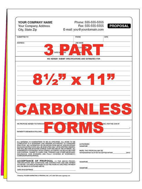 Carbonless (NCR) Forms - Peace Country Printing