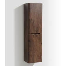 Bali Chestnut Wall Mounted Storage Cabinet