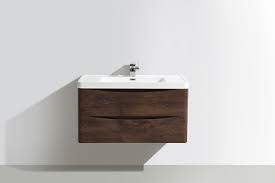 900mm Bali Chestnut Wall Mounted Cabinet  & Basin