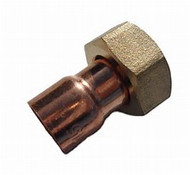 15mm x 1/2" STRAIGHT TAP CONNECTOR END FEED