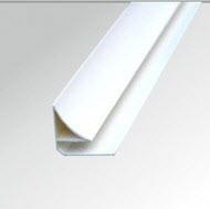 10mm Top Edge Scotia Moulding - White Gloss