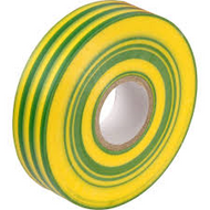PVC Tape 19mm x 33M Green/Yellow (10)