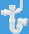 ASC10 - CO Tubular Swivel Sink Trap with WM and 19/23mm pipe connection