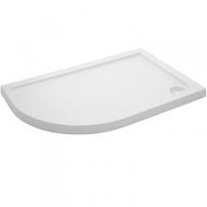 900mm x 800mm x 40mm Quad Offset Shower Tray (left hand)