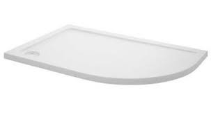 900mm x 760mm x 40mm Quad Offset Shower Tray (right hand)