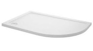 900mm x 800mm x 40mm Quad Offset Shower Tray (right hand)