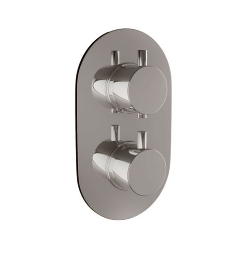 Twin Oval Concealed Shower Valve