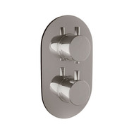 Plate for Twin Oval Concealed Valve