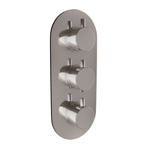 Triple Oval Concealed Shower Valve