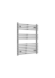 Finish : Chrome
Material : Steel
Product Code: RND-PV5080
Product Range: Reina Pavia
Overall Height: 800mm
Overall Width: 500mm
Pipe Centres: 455mm
Wall To Pipe Centres: 40-60mm
Wall Distance: 80-100mm
Tube Quantity: 16
Fuel Type: Central Heating / Dual Fuel / Electric Only.
Heat Output: 1264 Btu or 371 Watts at 50 Deg. Delta Table.
Accessories included - Adjustable brackets - End plug - Bleed Valve