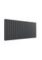 The Reina Flat Double Panel Anthracite Designer Horizontal Radiators are made using superior quality steel and is built to last long and comes with an impressive heat output to quickly warm up the entire room. Manufactured from mild steel, this stylish radiator is beautifully finished in anthracite for a contemporary look. Horizontal Double Panel Radiator is ideal for any modern and contemporary interior with its minimalist flat paneled design. Also Available in white finish, these flat panel horizontal radiators are one of many stunning designs from Reina. Comes with a 5 years guarantee from the manufacturer.

Key Features:

Comes in Anthracite finish
High-Quality Welding
Strong and reliable
Delivering superb heat output
Easy to installation and Clean
Offered in the size of 600mm x 1254mm
Heat Output Delta T50: 6822 BTUs / 2001 Watts -- Heat Output Delta T60: 8732 BTUs / 2561 Watts
Suitable for Central Heating Systems only
Manufactured from high-Quality Steel Material
5 years Guarantee from Manufacturer
Supplied with: Product includes Brackets, Fixing Kit, Air Vent, Blanking Plug as standard.

Not included: Accessories such as Valves, Pipe Covers, and Towel Bar/Hangers are sold separately.