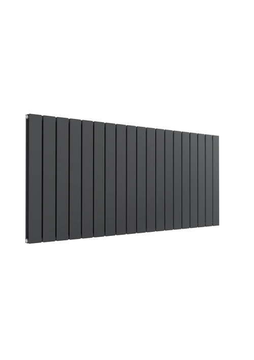 The Reina Flat Double Panel Anthracite Designer Horizontal Radiators are made using superior quality steel and is built to last long and comes with an impressive heat output to quickly warm up the entire room. Manufactured from mild steel, this stylish radiator is beautifully finished in anthracite for a contemporary look. Horizontal Double Panel Radiator is ideal for any modern and contemporary interior with its minimalist flat paneled design. Also Available in white finish, these flat panel horizontal radiators are one of many stunning designs from Reina. Comes with a 5 years guarantee from the manufacturer.

Key Features:

Comes in Anthracite finish
High-Quality Welding
Strong and reliable
Delivering superb heat output
Easy to installation and Clean
Offered in the size of 600mm x 810mm
Heat Output Delta T50: 4413 BTUs / 1294 Watts -- Heat Output Delta T60: 5648 BTUs / 1656 Watts
Suitable for Central Heating Systems only
Manufactured from high-Quality Steel Material
5 years Guarantee from Manufacturer
Supplied with: Product includes Brackets, Fixing Kit, Air Vent, Blanking Plug as standard.

Not included: Accessories such as Valves, Pipe Covers, and Towel Bar/Hangers are sold separately.