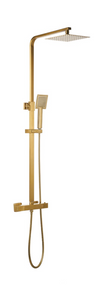 Square Thermostatic Bar Shower (Brass)