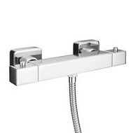 Square Thermostatic Shower WRAS