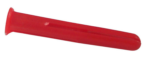 PLASTIC FIXING PLUG 5.5mm Diameter Red (100)