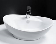 600mm x 390mm Oval Counter Top Basin
