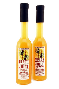 An Olive Ovation dirty martini juices, regular & spicy 250 ml