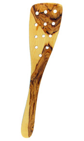 Eddington's olive wood wide pierced spatula 12 inches