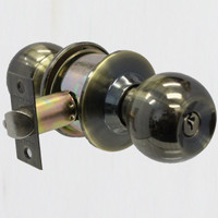 ENTRY DOOR KNOB (W) K#5 (ANTIQUE)