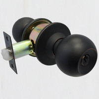 ENTRY DOOR KNOB (W) K#6 (BLACK)