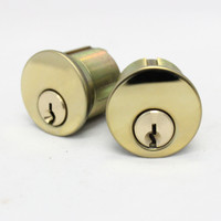 1-1/4"  MORTISE CYLINDER M#10 (GOLD)
