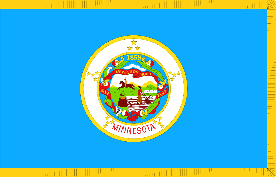 Buy Minnesota State Flag Online | Printed & Sewn Flags | 13 sizes