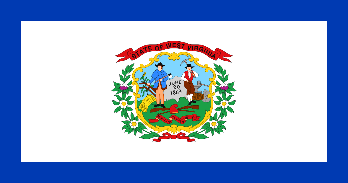 Buy West Virginia State Flag Online Printed & Sewn Flags 13 sizes