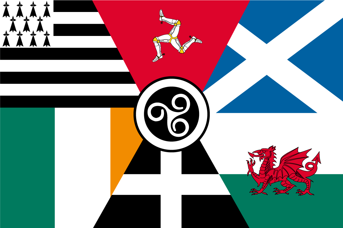 Various Lengths Pan Celtic Nations Flag Polyester Bunting 