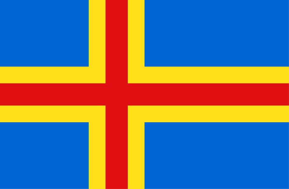 Buy Aland Islands Flag Online Printed Sewn Flags 13 Sizes