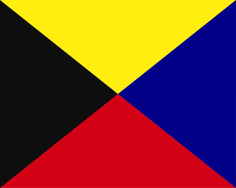 Buy Zulu "Z" Signal Flags Online Signal & Maritime Flags 11 sizes