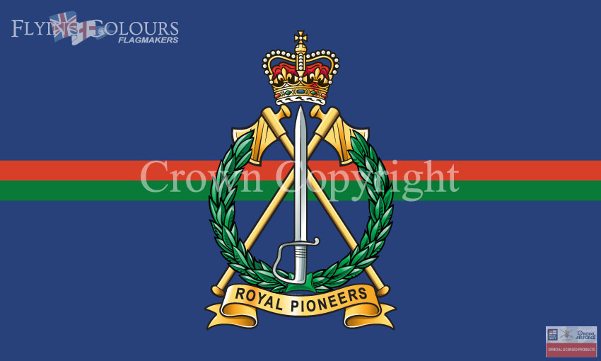 Royal Pioneer Corps Op Banner print. 