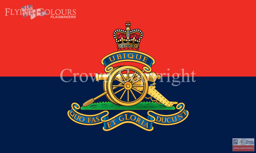 Royal Artillery Regiment 6 Metre Bunting 20 Flags British Military Armed Forces 