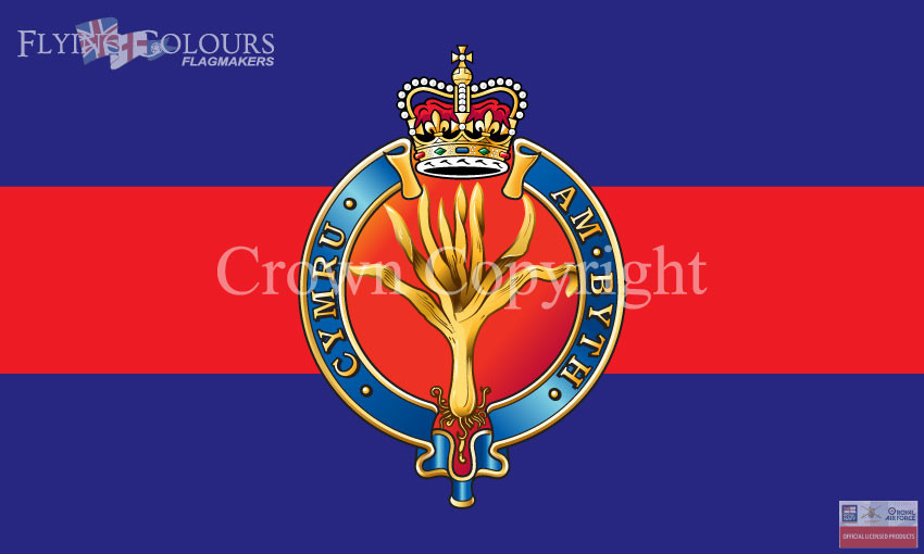 THE WELSH GUARDS FP1.1318 Royale Antenna Scooter Pennant Flag 