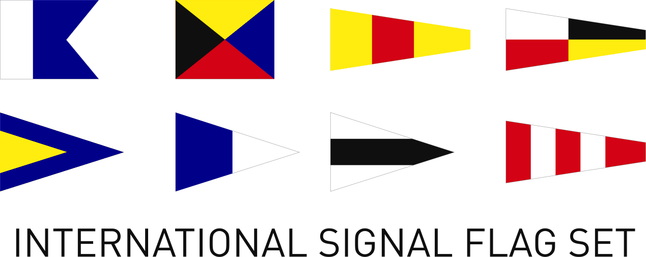 Naval Signal Flag Marine Code Nautical / Boat B LARGE FLAG 16" X 28" 