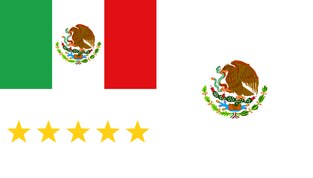 Buy México Presidential Flag (at sea) Online | Printed & Sewn Flags ...