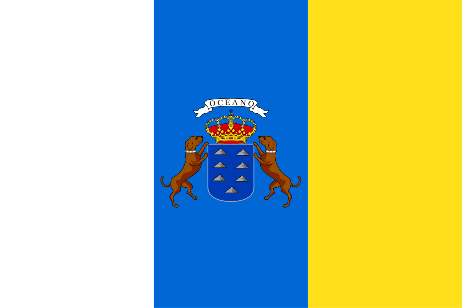 Buy Canary Islands Flag Online | Printed & Sewn Flags | 13 sizes