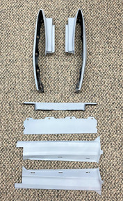 1977 1978 1979 Cadillac Deville and Fleetwood Rear Bumper Filler Set.