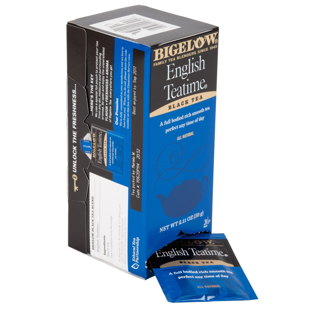 Bigelow English Teatime Tea Bags 28 Count Coffee Etc